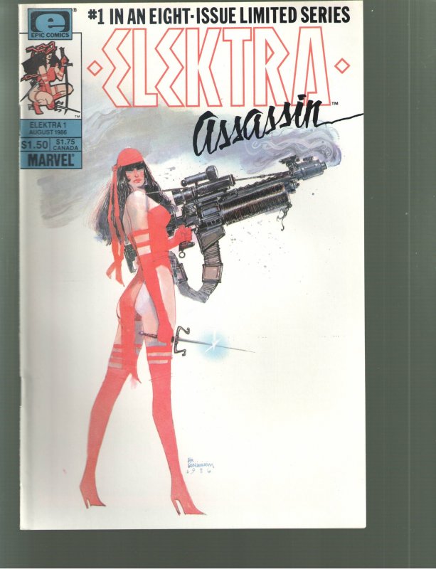 Elektra: Assassin #1,2(HITLER COVER)(1986) UNREAD NM+++