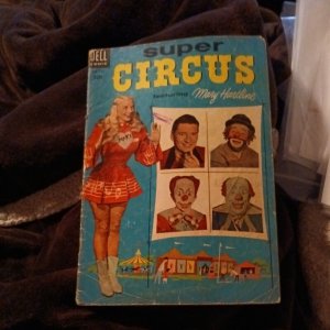 1954 Super Circus #592 Dell Comic Mary Hartline Photo Cover TV Show golden age 