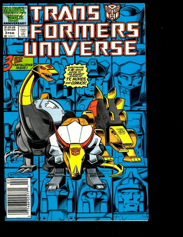 Lot Of 8 Comics Transformers Universe # 2 3 4 (2) The Movie # 2 (2) 3 (2)  WS4