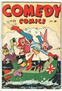 Comedy Comics #21 (1944) Super Rabbit!