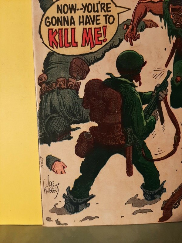 DC STAR SPANGLED WAR STORIES #155 . JOE KUBERT ART! SILVER AGE.