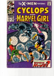 The X-Men #48 (1968) 1st Computo Master! The Hive! Mid-grade! FN Utah CERT Wow!