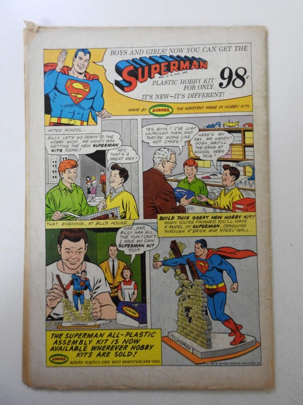 Aquaman #16 VG- Cond! Moisture stain, centerfold detached at top staple