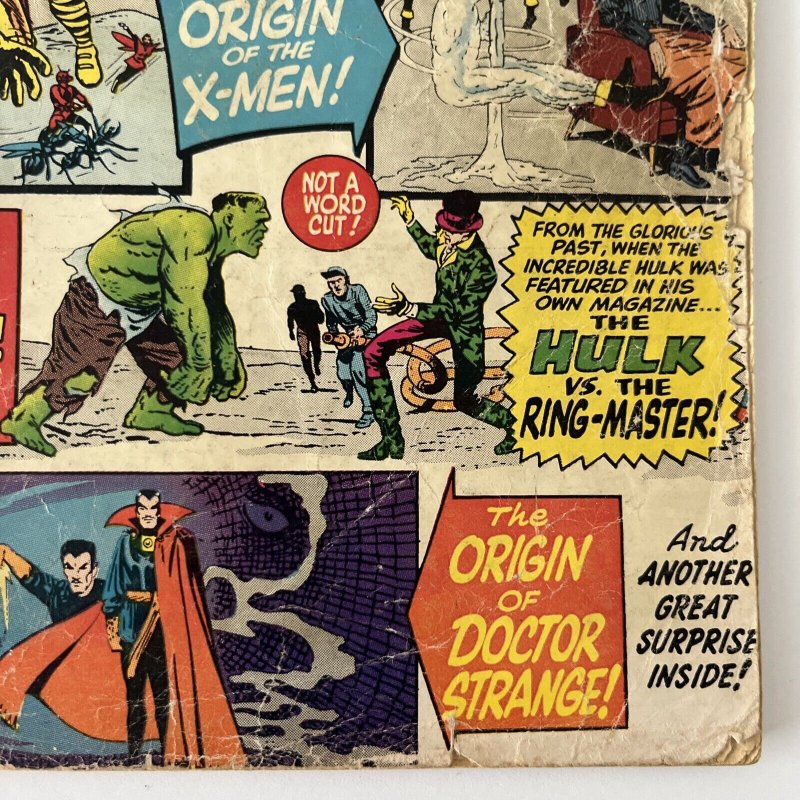 MARVEL TALES # 2 1966 Origin of X-Men, Avengers ,HULK, Dr. Strange