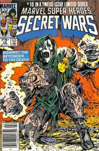 Marvel Super-Heroes Secret Wars #10 Newsstand Variant