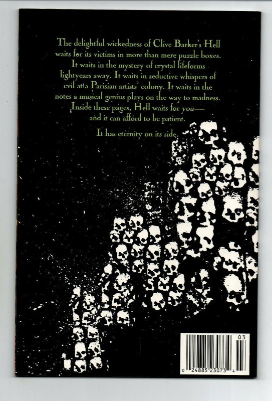 Hellraiser #3 - Clive Barker - Horror - Epic - 1990 - NM 