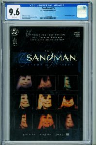 SANDMAN #25 CGC 9.6 comic book 1990-NEIL GAIMAN- 4253450006