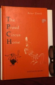 The proud circus horse, ZIMNIK, third print 1957, unmarked