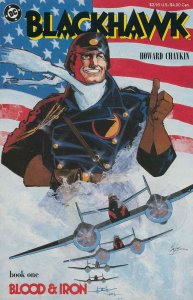 Blackhawk (2nd Series) #1 VF ; DC | Howard Chaykin American Flag Cover