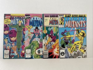 New Mutants Annual #3 4 5 & 6 Lot Of 4