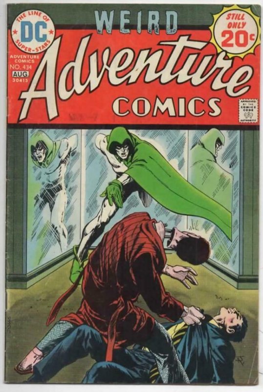 ADVENTURE COMICS #434, VG+, Spectre, Frank Thorne, 1938 1974, more DC in store