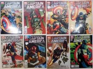 Captain America Lot 8 #4, 11, 13, 12, 15, 17, 18, 14 2012 Marvel Comics
