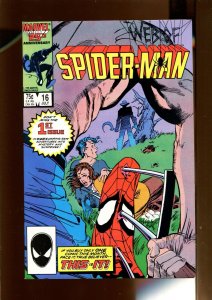 Web Of Spider Man #16 - Marc Silvestri Art! (8.5) 1986