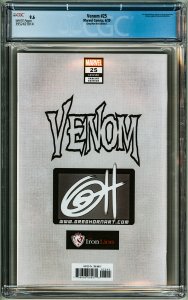 Venom #25 CGC 9.6! Virgin Variant! Greg Horn Art Edition C! White Pages!