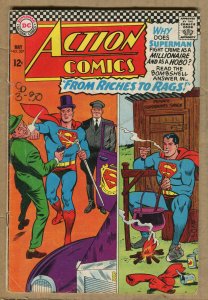 Action Comics - #337 - From Riches to Rags -1966 (Grade 4.5 Writing on CVR) WH