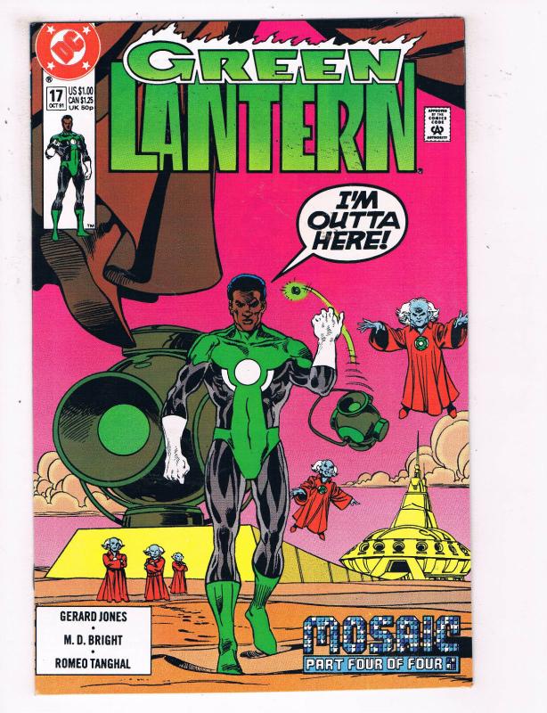 Green Lantern #17 VF DC Comics Comic Book Jones Hal Jordan John Stewart 91 DE21