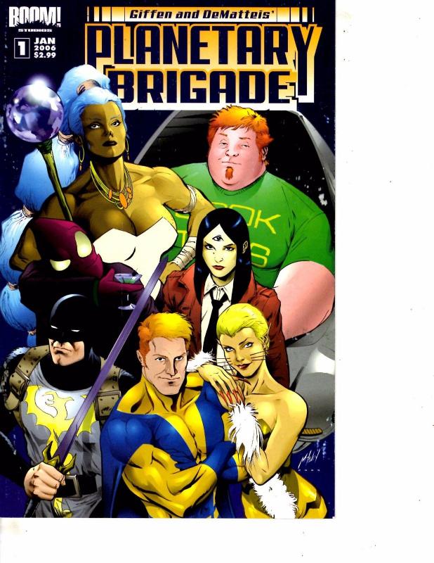 Lot Of 2 Comic Books Dark Horse Sin City #1 and Boom Planetary Brigade #1 MS9