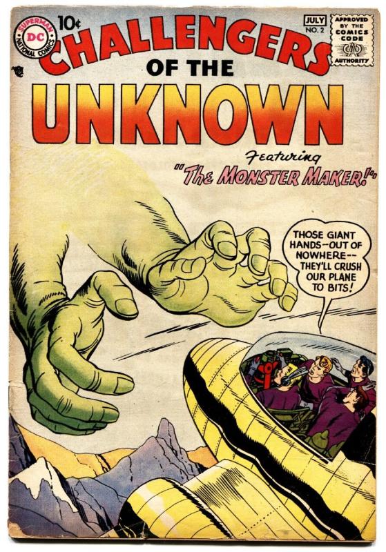 Challengers of the Unknown #2-Jack Kirby-1958-DC Silver-Age