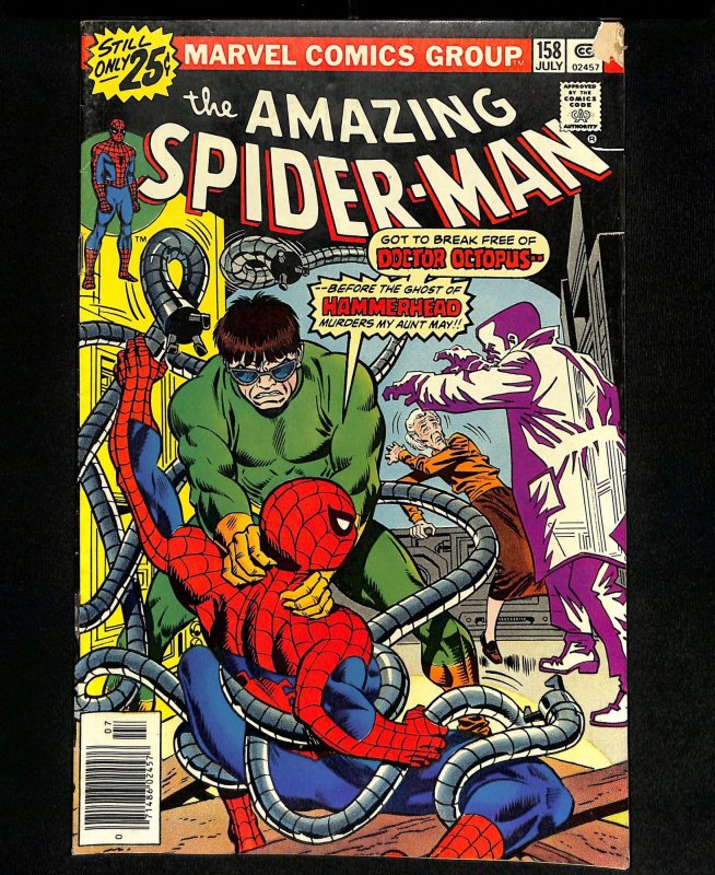 Amazing Spider-Man #158 Doctor Octopus! Hammerhead! Ross Andru!