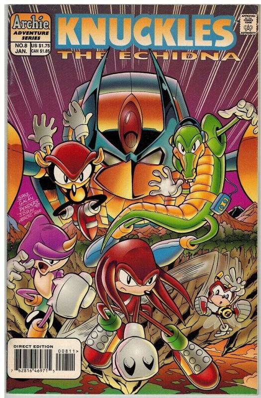 KNUCKLES (1997 ARCHIE) 8 F-VF Jan. 1997