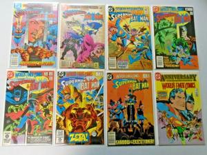 World's Finest Superman Batman lot #283-318 31 diff 6.0 FN (1982)