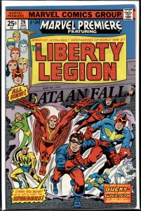 Marvel Premiere #29 (1976) Liberty Legion [Key Issue]