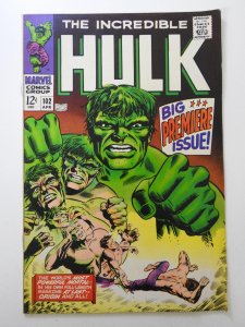 The Incredible Hulk #102 (1968) 1st Solo Series!! Beautiful Fine+ Condition!