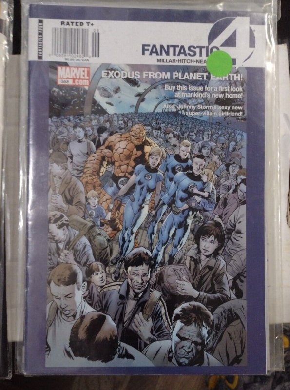 Fantastic Four  # 555  2086  MARVEL DISNEY MARK MILLAR EXODOS FROM EARTH NEWSTAN