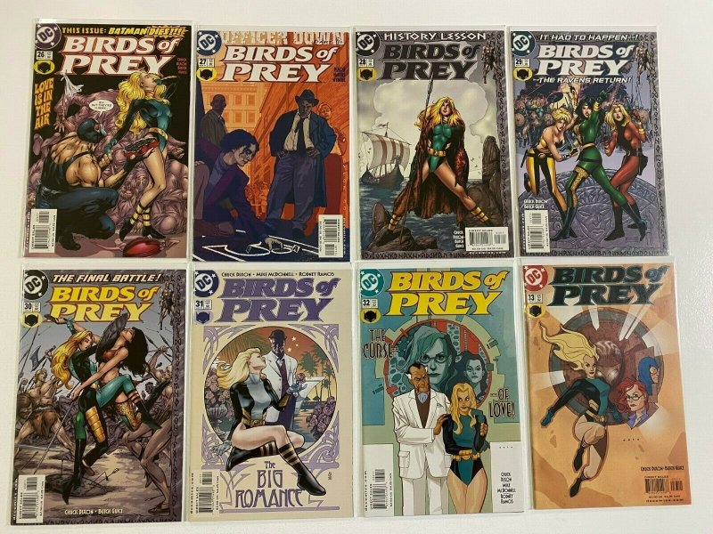 Birds of Prey lot 48 from #1-49 missing #8 avg 8.0 VF #1 is 4.0 VG (1999-2003)