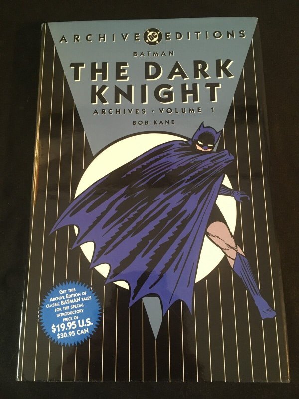 DC ARCHIVES: BATMAN - THE DARK KNIGHT Vol. 1 Hardcover, Third Printing
