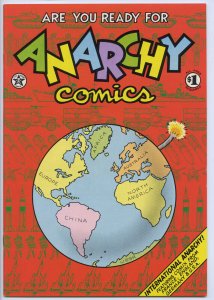 ANARCHY COMICS #1- 7.5, OW-W - Comix - 1st printing