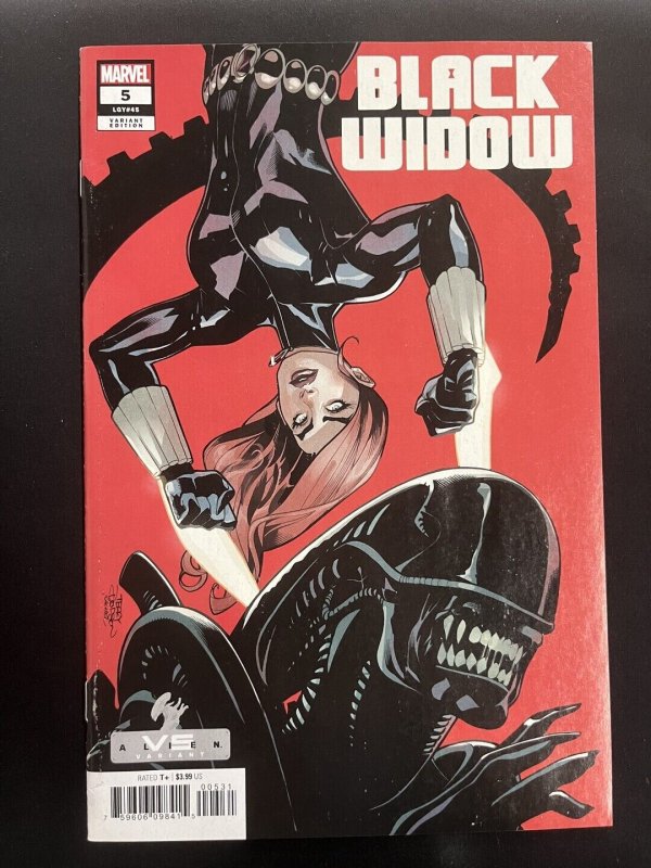 Black Widow #5 NM- Alien Variant Marvel Comics MC2