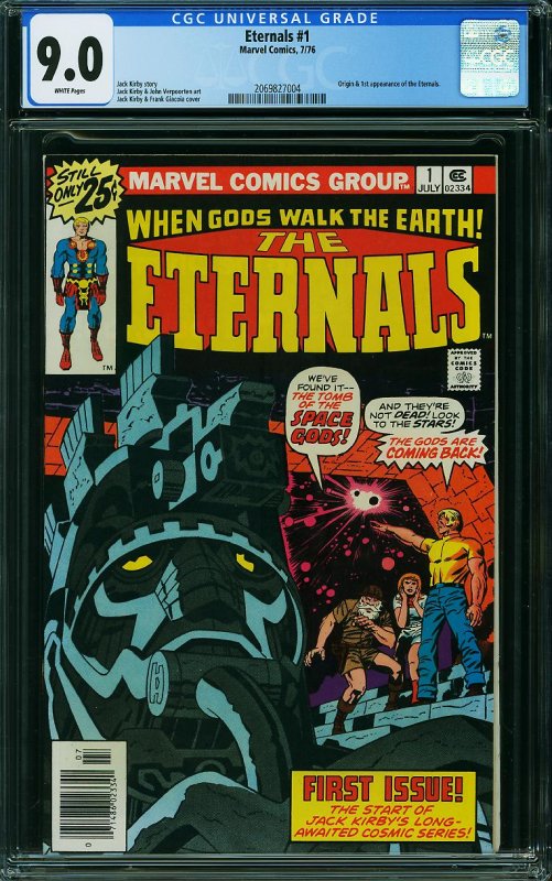 Eternals #1 (Marvel, 1976) CGC 9.0