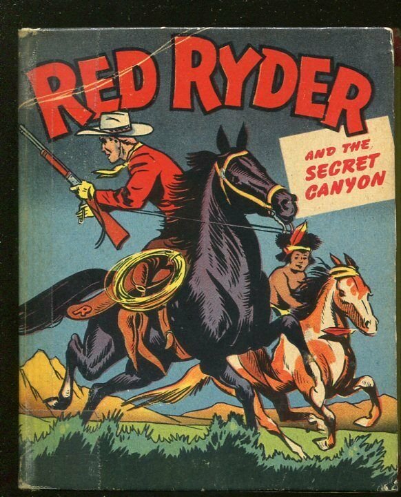 RED RYDER-BIG LITTLE BOOK-#1454-1948-THE SECRET CANYON-FRED HARMAN-vg minus