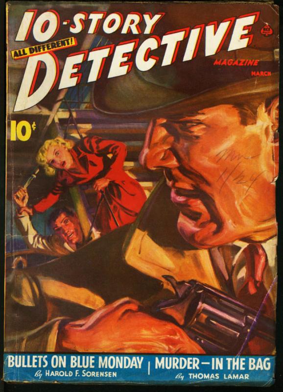 TEN-STORY DETECTIVE MAR 1941-SAUNDERS CVR VG/FN