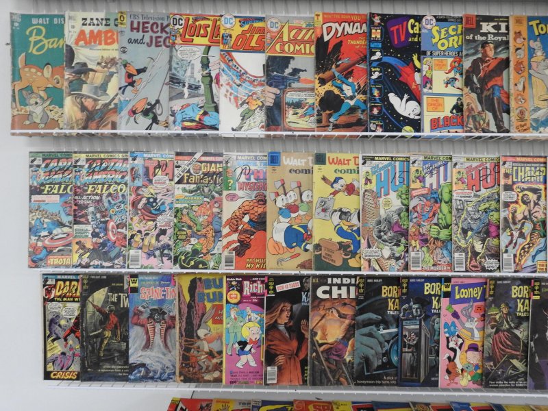 Huge Lot 150+ Silver/Bronze Comics W/ Thor, Boris Karloff, Casper, Hulk, Archie+