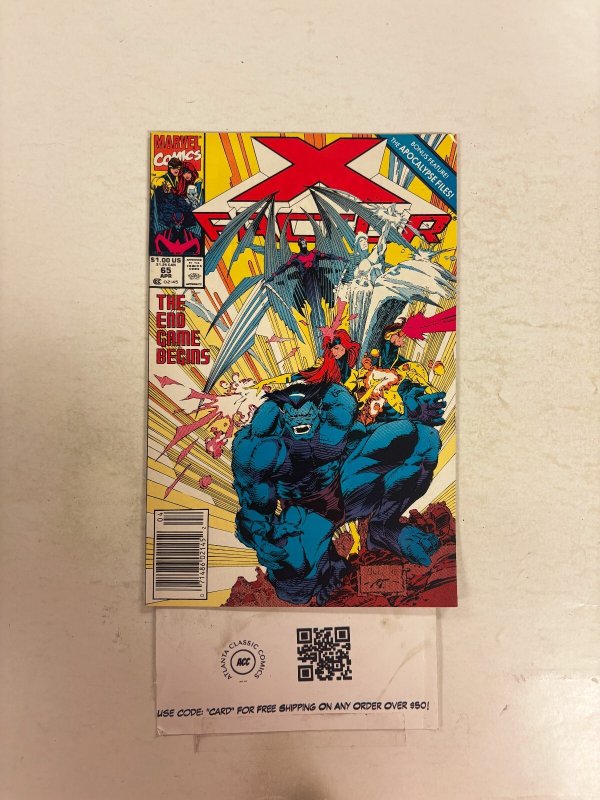 X-Factor #65 NM Marvel Comic Books Cyclops Jean Grey Ice Man Beast Angel 3 HH113