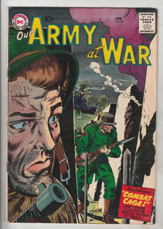 Our Army at War #69 (Apr-58) VF High-Grade 