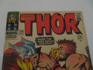 Thor #126 (1966)1st Thor vs Hercules Comic Book VG- 3.5
