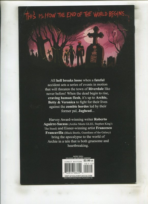 AFTERLIFE WITH ARCHIE #1 (9.2) 2ND PRINT VARIANT!! 2013
