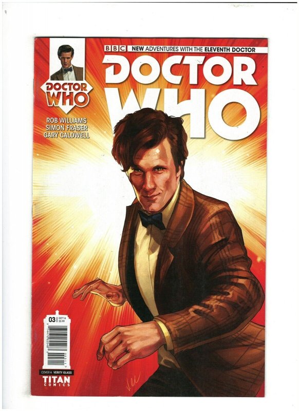 Doctor Who: The Eleventh Doctor #3 VF+ 8.5 Titan Comics 2014 Cover A 