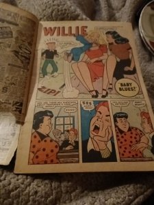 Willie Comics 16 Marvel Timely Comics 1948 Golden Age Good Girl Art Cindy Jeanie