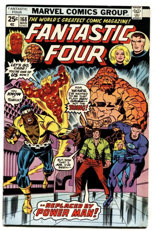 FANTASTIC FOUR #168 Marvel 1976 Luke Cage VF-