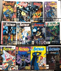 BATMAN 432-501 (1989-1993)  18 Diff Year Three to Knightfall/ Knightquest