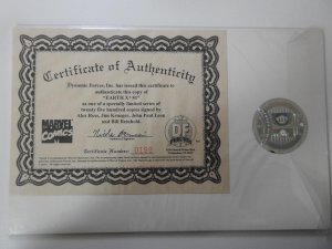 Earth X #1 (1999) Signed by Alex Ross and more! W/ COA!