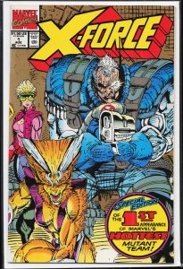 X-Force #1 Second Print Cover (1991) X-Force