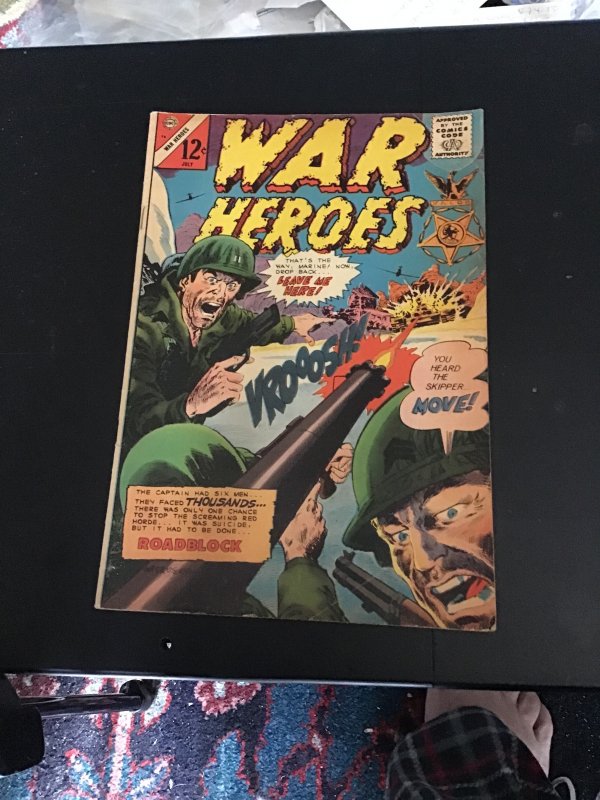 War Heroes #14 You can’t teach courage to a coward! Mid grade! VG/FN Wow!