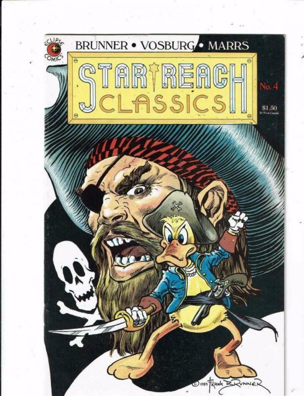 STAR REACH CLASSICS #4, VF/NM, Frank Brunner, Howard the Duck, Eclipse 1984  