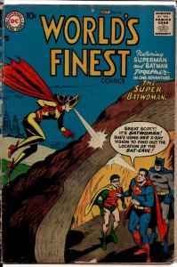 World's Finest Comics #90 (1957) Superman and Batman and Robin