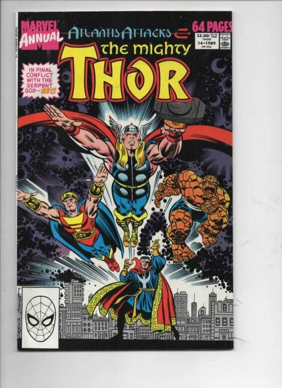 THOR #14 Annual VF/NM God of Thunder Dr Strange Ernie Chan 1966 1989